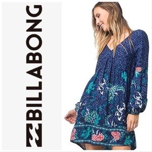 BILLABONG Floral Long Sleeve Dress
